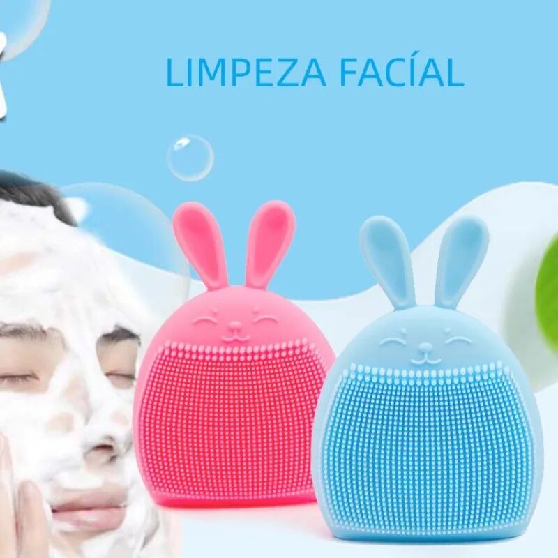 Esponja Limpeza Facial De Silicone